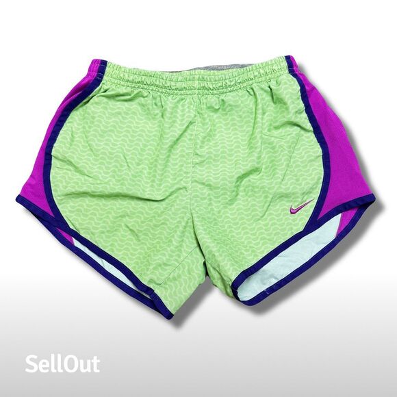 Nike Women's Dri-Fit Tempo Running Shorts Multicolor Size L - Picture 1 of 5